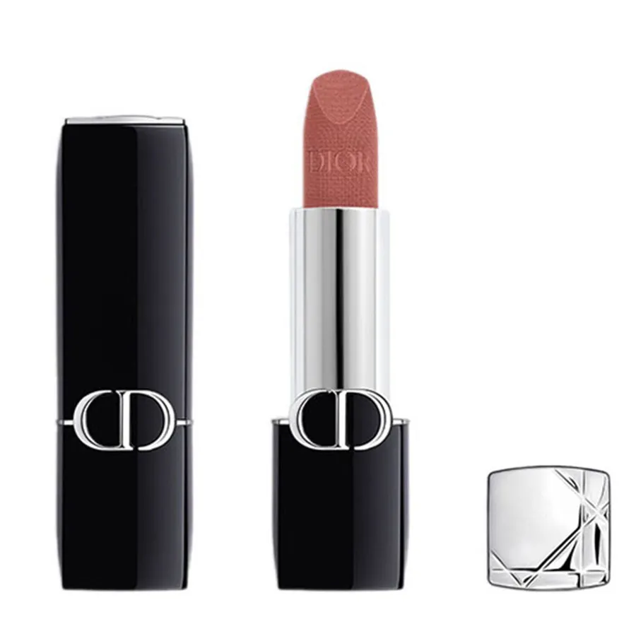 Son Dior Rouge Dior Couture Lipstick Velvet Finish 724 Tendresse Màu Hồng Nâu 3.5g