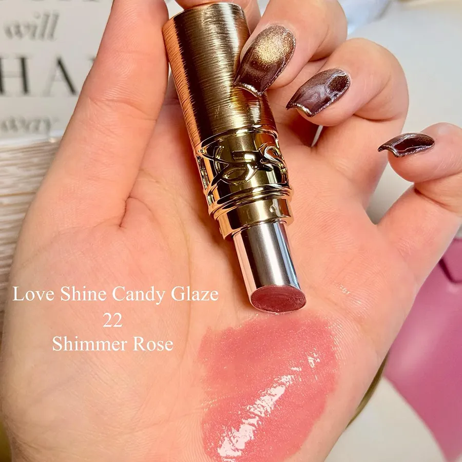 Son Dưỡng Yves Saint Laurent YSL Candy Glaze Lip Gloss Stick 22