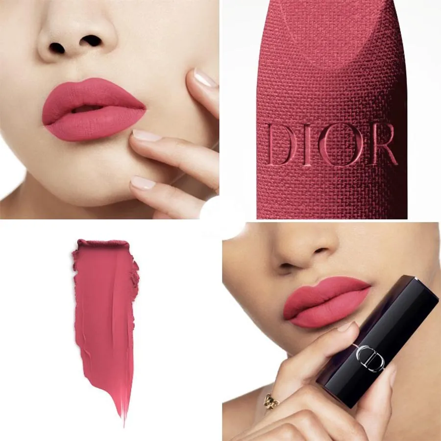 Son Lì Dior Velvet Finish 581 Virevolte Màu Hồng Đào 3.5g | Vua