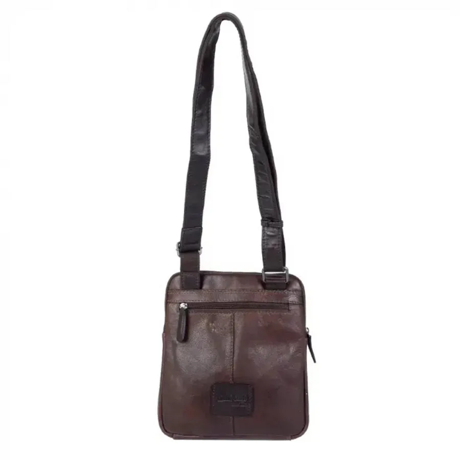 Túi Đeo Chéo Nam Gianni Conti Crossbody Bag 4072570-20 Màu Nâu