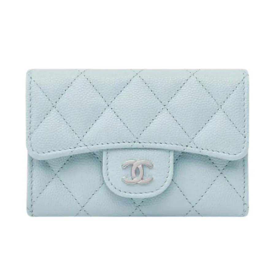 VÍ CHANEL CLASSIC CARD HOLDER DA CAVIAR ĐEN TRUYỀN THỐNG