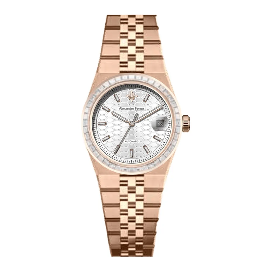 Đồng Hồ Nam Alexander Ferros 8181R/02 Màu Vàng Hồng