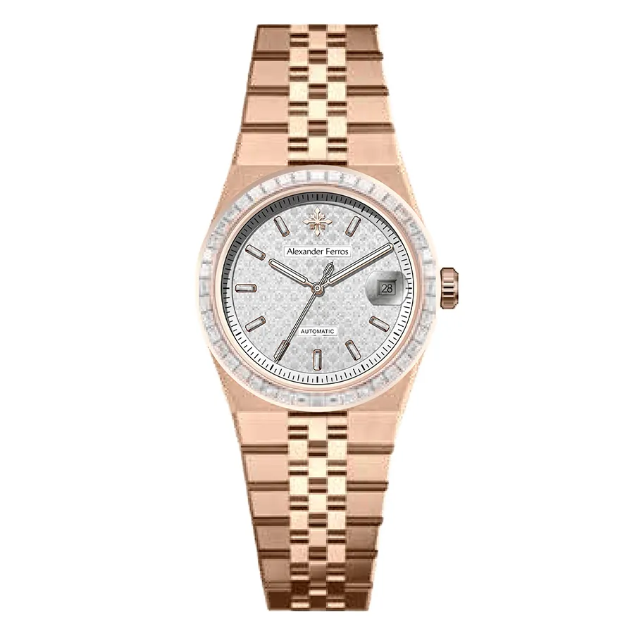 Đồng Hồ Nam Alexander Ferros 8181R/022 Màu Vàng Hồng
