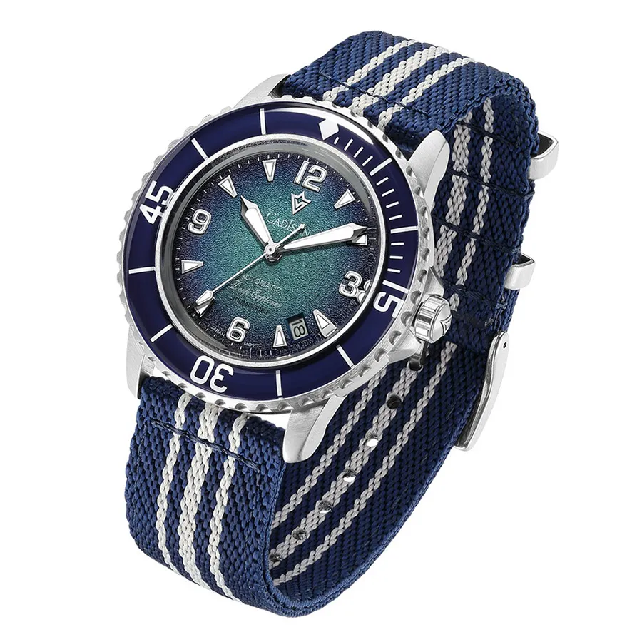 Đồng Hồ Nam Cadisen Watch C8239G-V2 Màu Xanh Navy