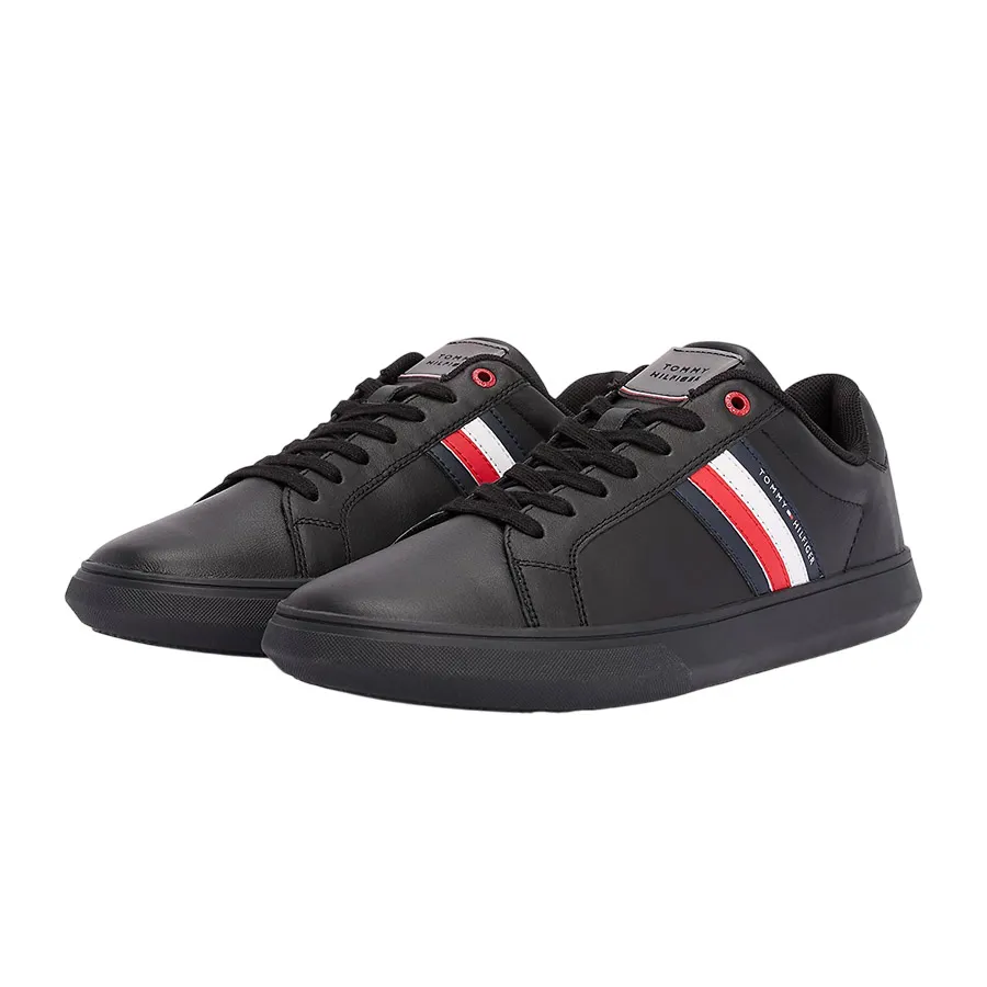 Giày Sneaker Nam Tommy Hilfiger FM0FM04921_NE0GK Màu Đen Size 42