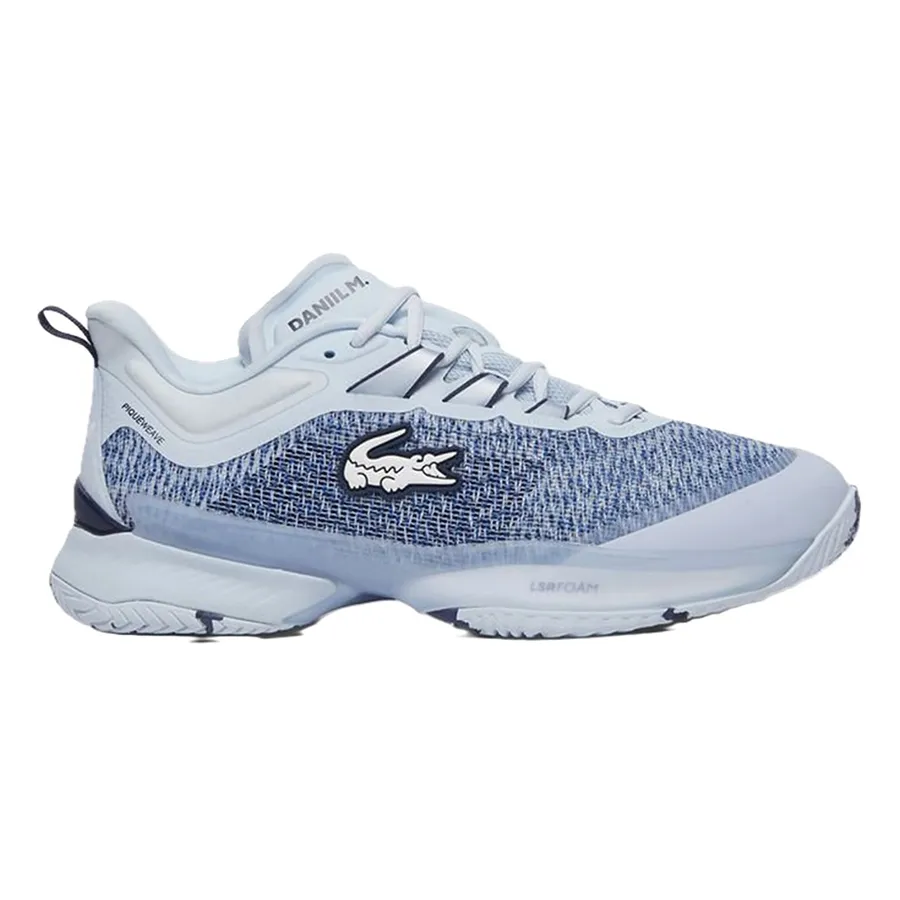 Giày Thể Thao Nam Lacoste AG-LT23 Ultra X Daniil Medvedev Light Blue 49SMA0090-BN7 Màu Xanh Nhạt Size 40