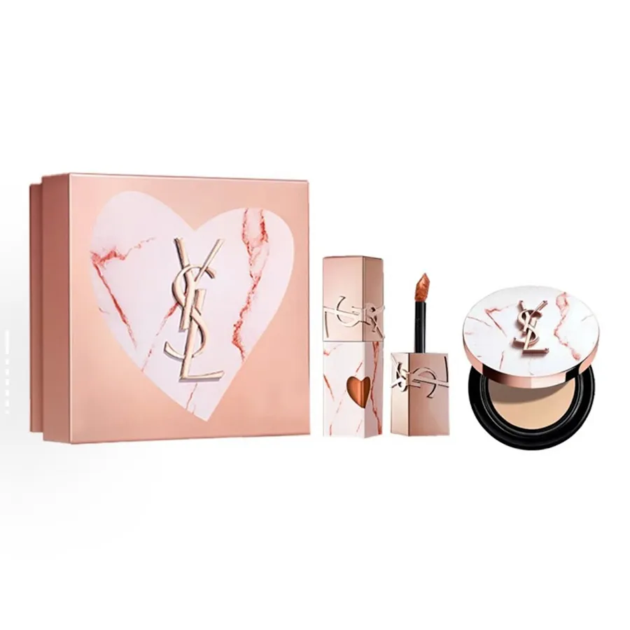 Set Trang Điểm Yves Saint Laurent YSL Limited Vân Đá 2 Món