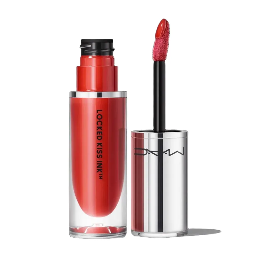 Son Kem MAC Locked Kiss Ink 24HR Lipcolour 95 Vicious Màu Đỏ Cam
