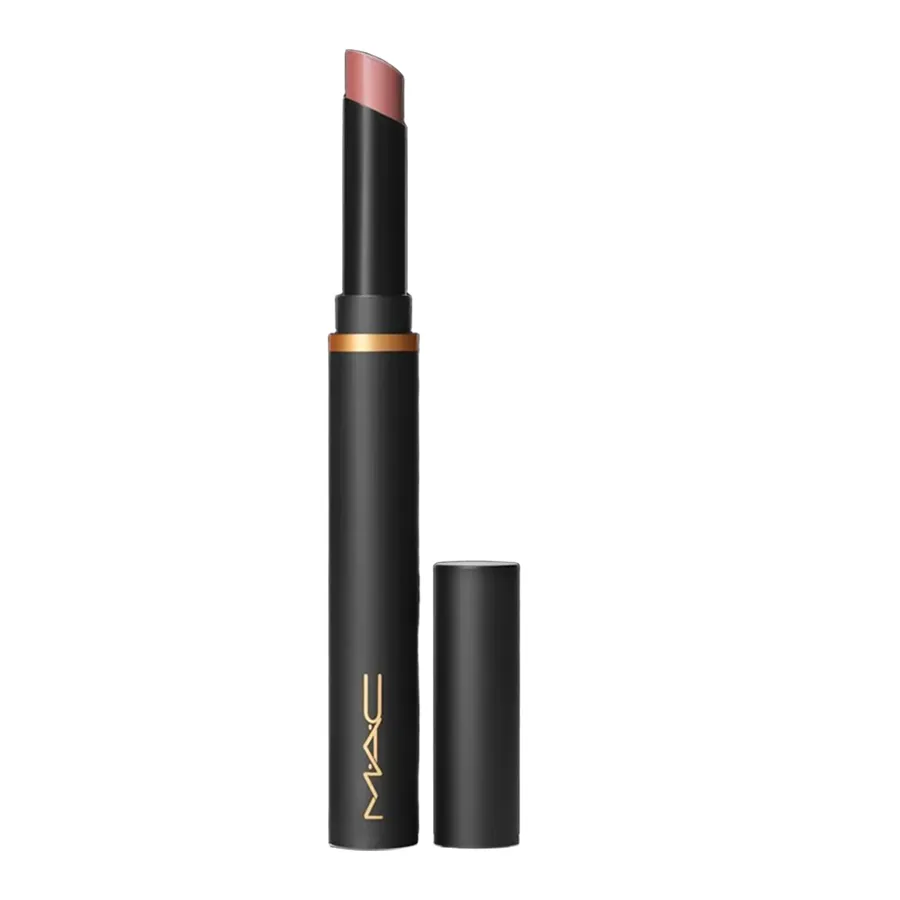 Son Lì Mac Powder Kiss Velvet Blur Slim Stick 892 Over The Taupe Màu Nâu Tây