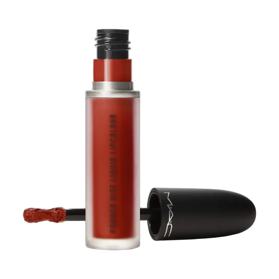 Son MAC Powder Kiss Liquid Lipcolour 982 Marrakesh Mere Màu Đỏ Đất