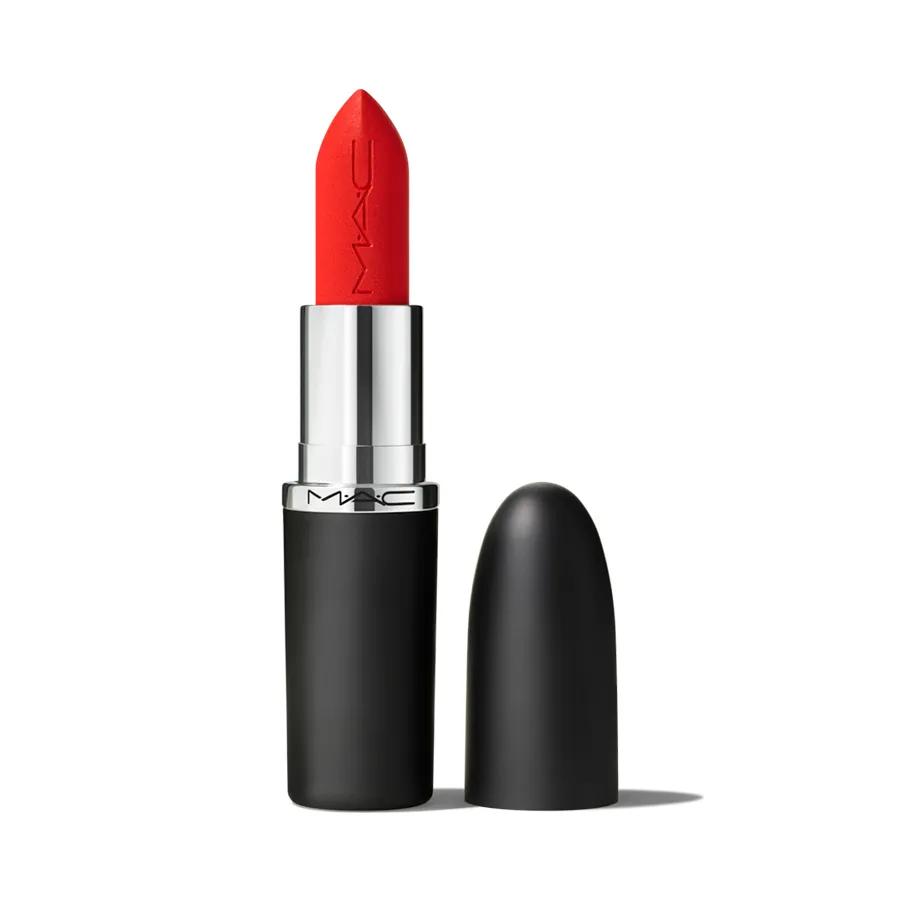 Son MAC Ximal Silky Matte Lip 607 Lady Danger Màu Đỏ Cam