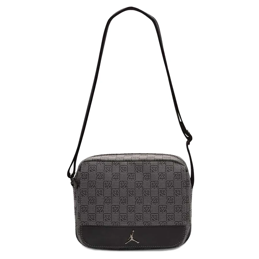 Túi Đeo Chéo Nam Nike Jordan Monogram Mini Messenger Bag (MA0760-G9Q) Màu Đen Xám
