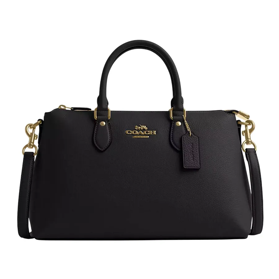 Túi Đeo Chéo Nữ Coach Georgia Satchel Bag CR156 Màu Đen