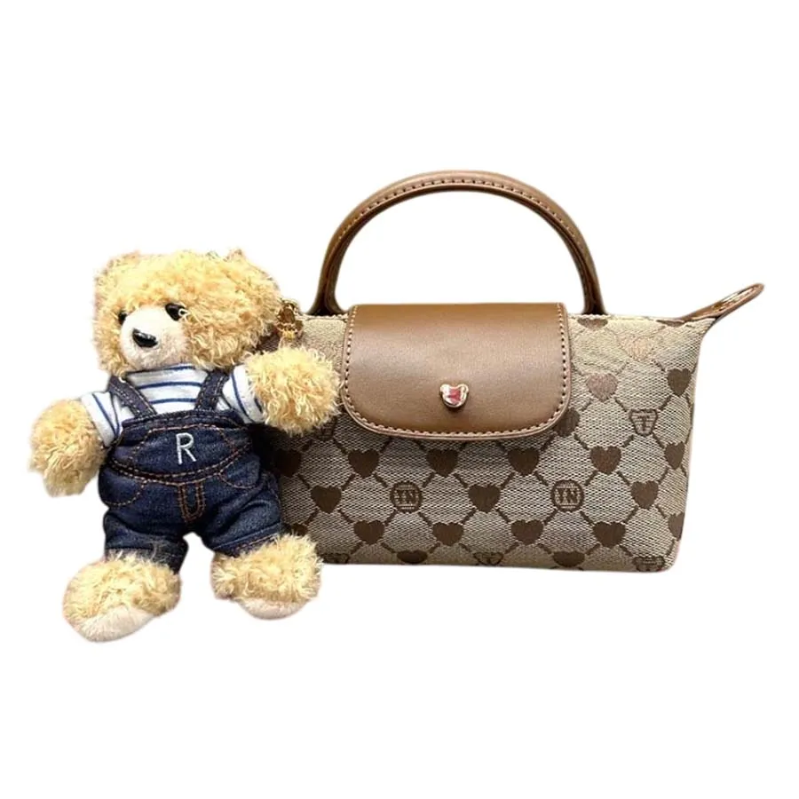 Túi Xách Tay Nữ Guoo Bear GU1172-18120 Màu Nâu Size S