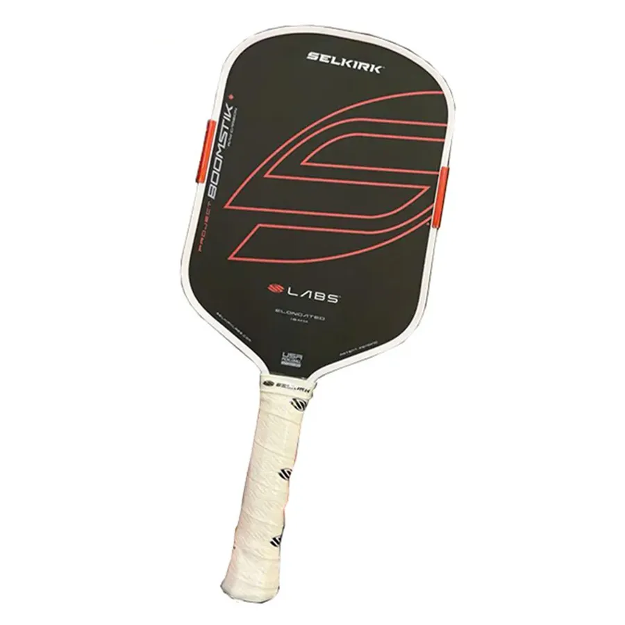 Vợt Pickleball Selkirk Labs Project Boomstik Asia Edition Elongated Màu Đen Trắng