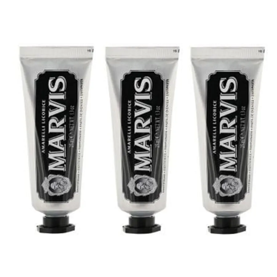 Combo 3 Tuýp Kem Đánh Răng Marvis Amarelli Licorice 25ml