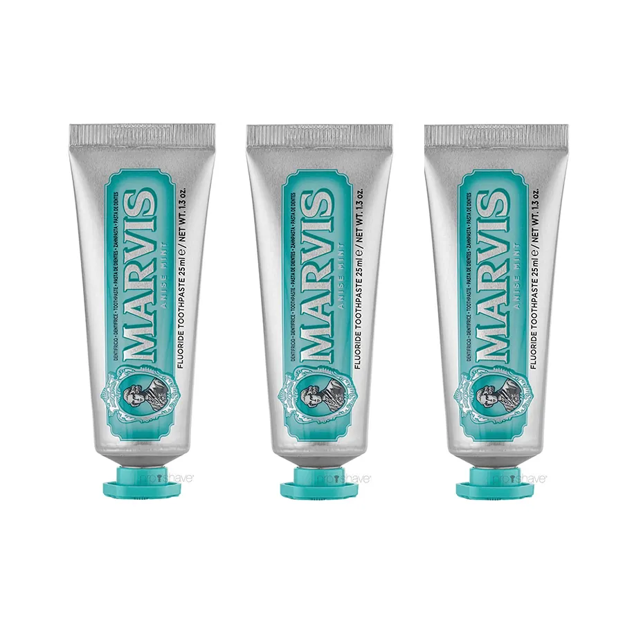 Combo 3 Tuýp Kem Đánh Răng Marvis Anise Mint 25ml