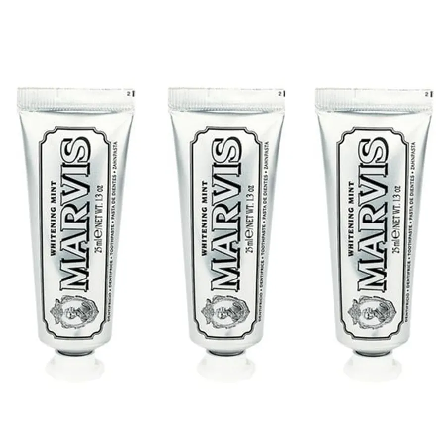 Combo 3 Tuýp Kem Đánh Răng Marvis Whitening Mint 25ml
