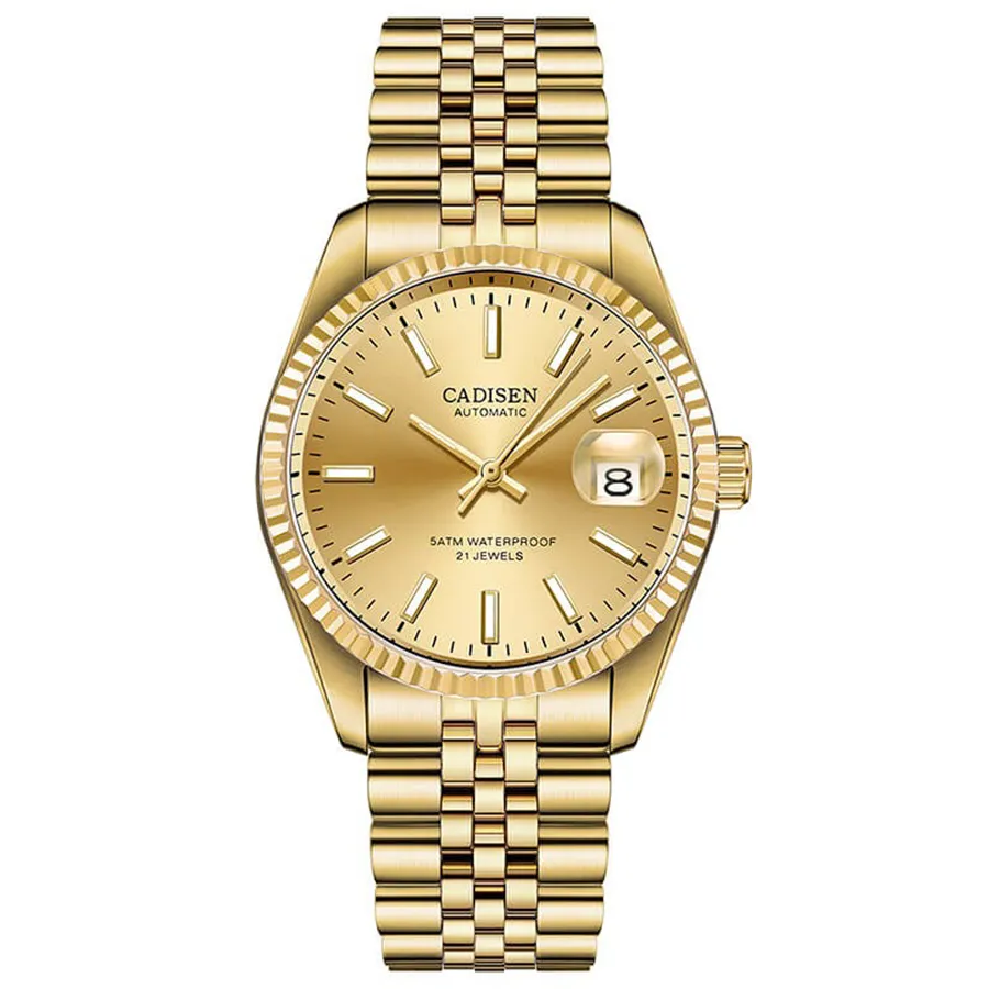 Đồng Hồ Nam Cadisen C8053G-T5 Màu Vàng Gold