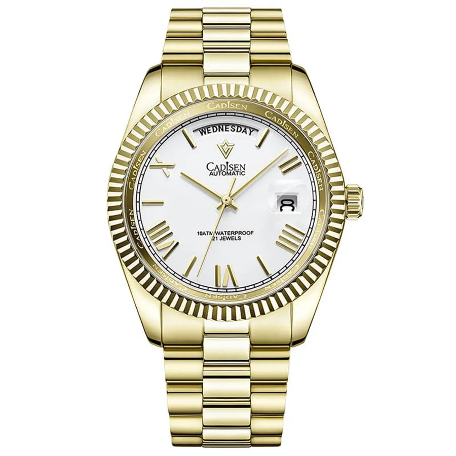 Đồng Hồ Nam Cadisen C8185G-T6 Màu Vàng