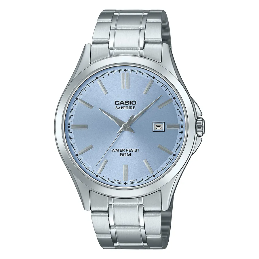 Đồng Hồ Nam Casio MTS-115D-2A2V Màu Bạc