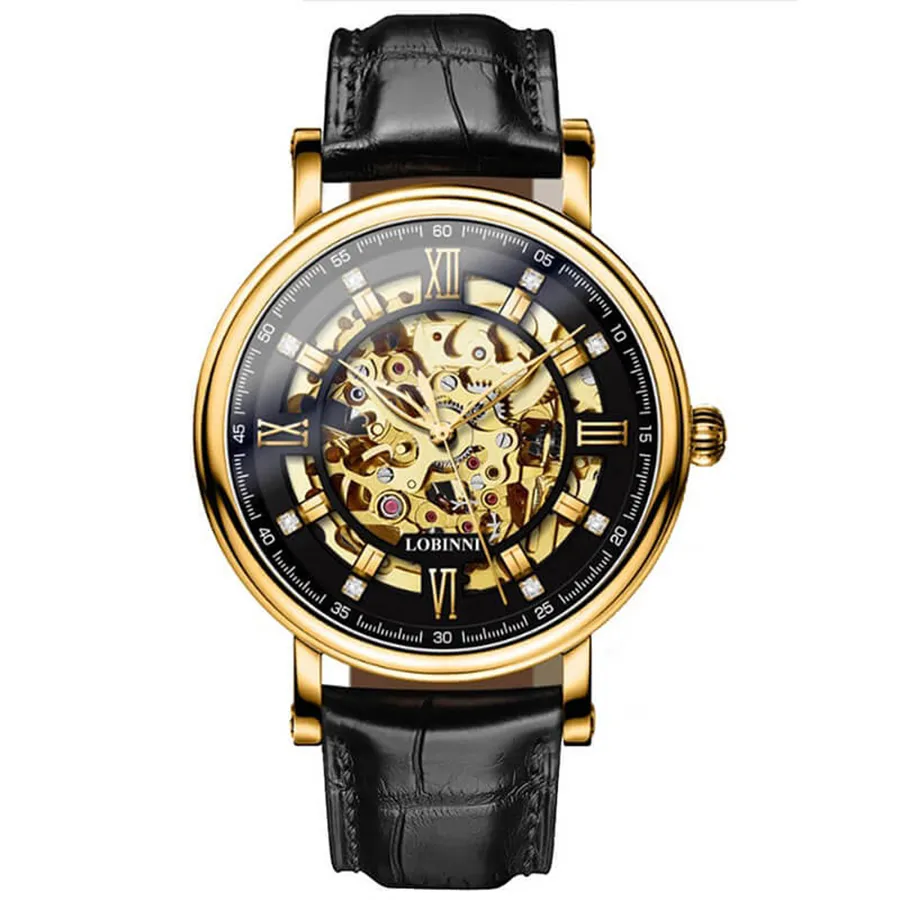 Đồng Hồ Nam Lobinni LB9010G-D2 Màu Đen