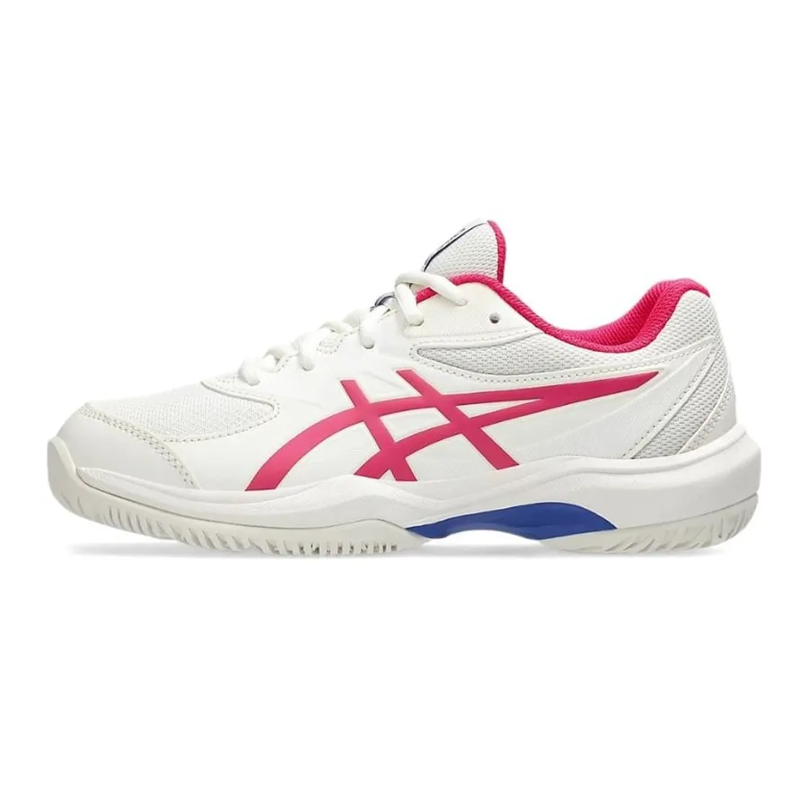 Giày Tennis/Pickleball Nữ Asics Gel Game Grade Shool 1044A083-102 Cream/Bright Rose Màu Trắng Hồng Size 37