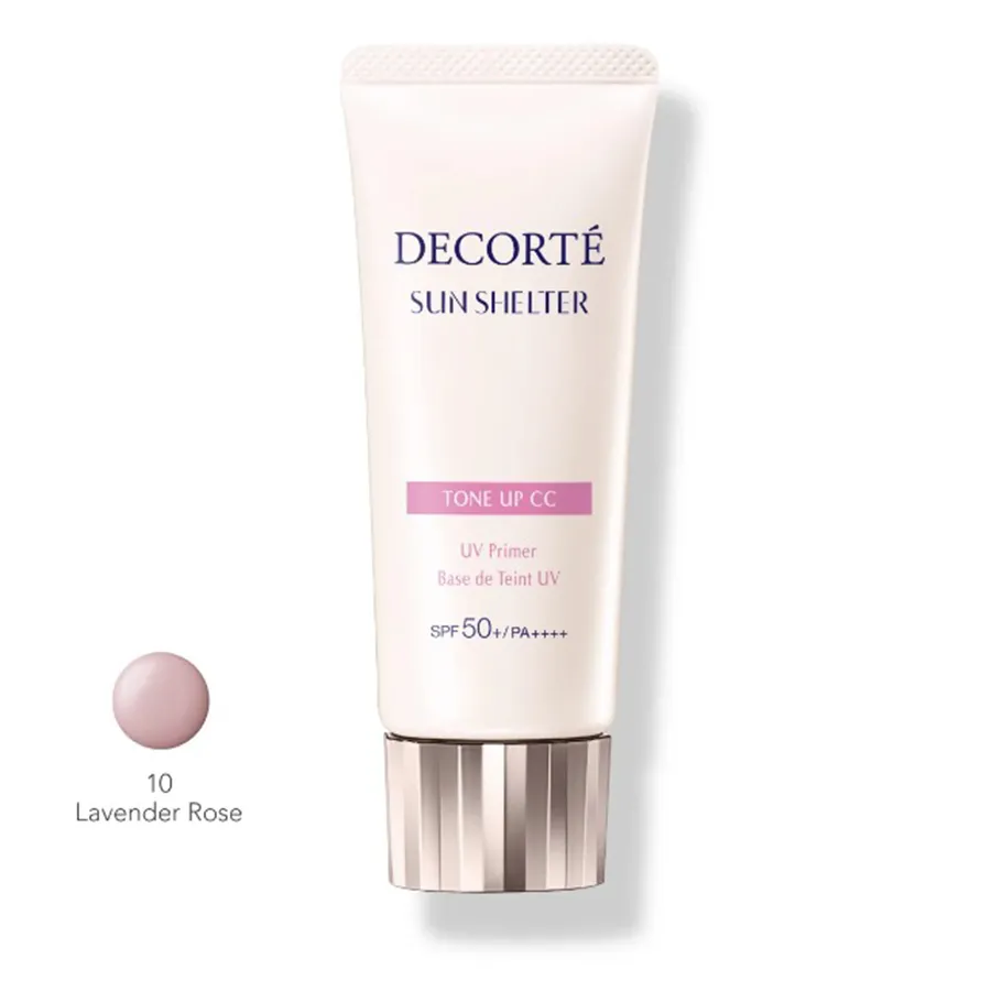 Kem Chống Nắng Decorté Tone Up CC Cream UV Primer (SPF50+/PA ++++) Màu 10 Lavender Rose, 32ml
