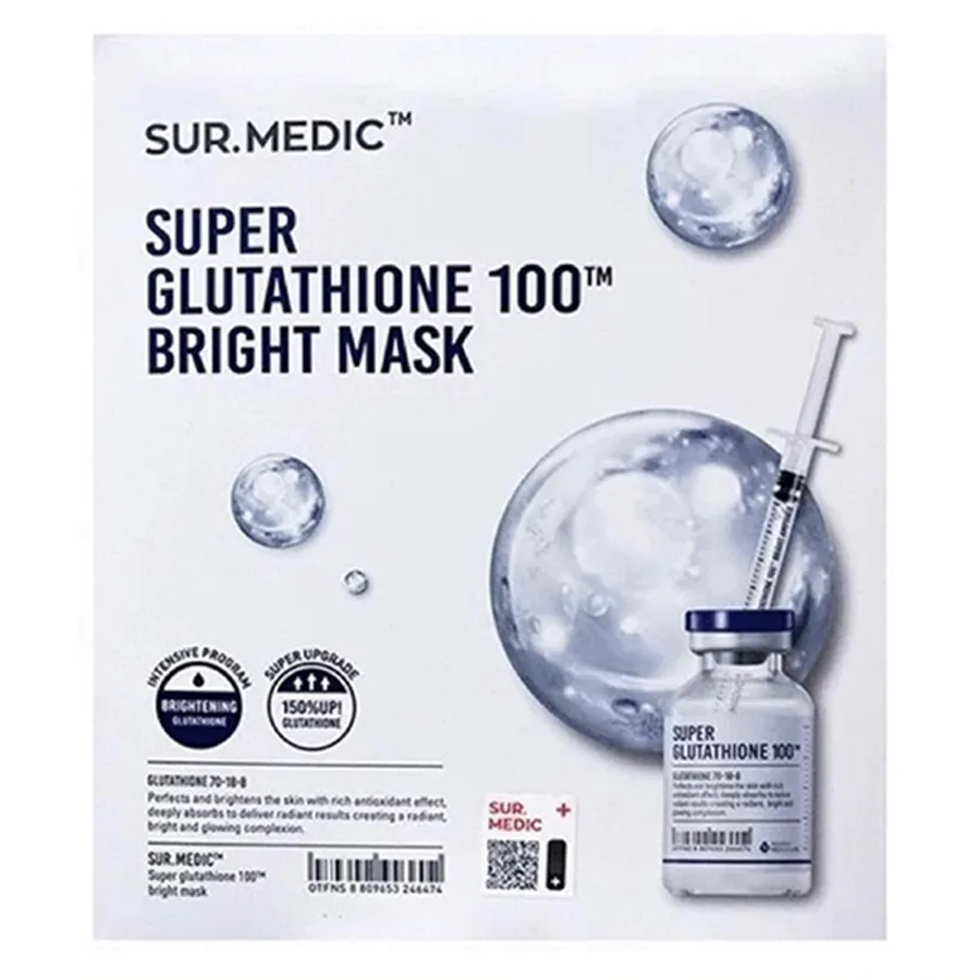 Mặt Nạ Làm Sáng Da Sur.Medic Super Glutathione Bright Mask 30g