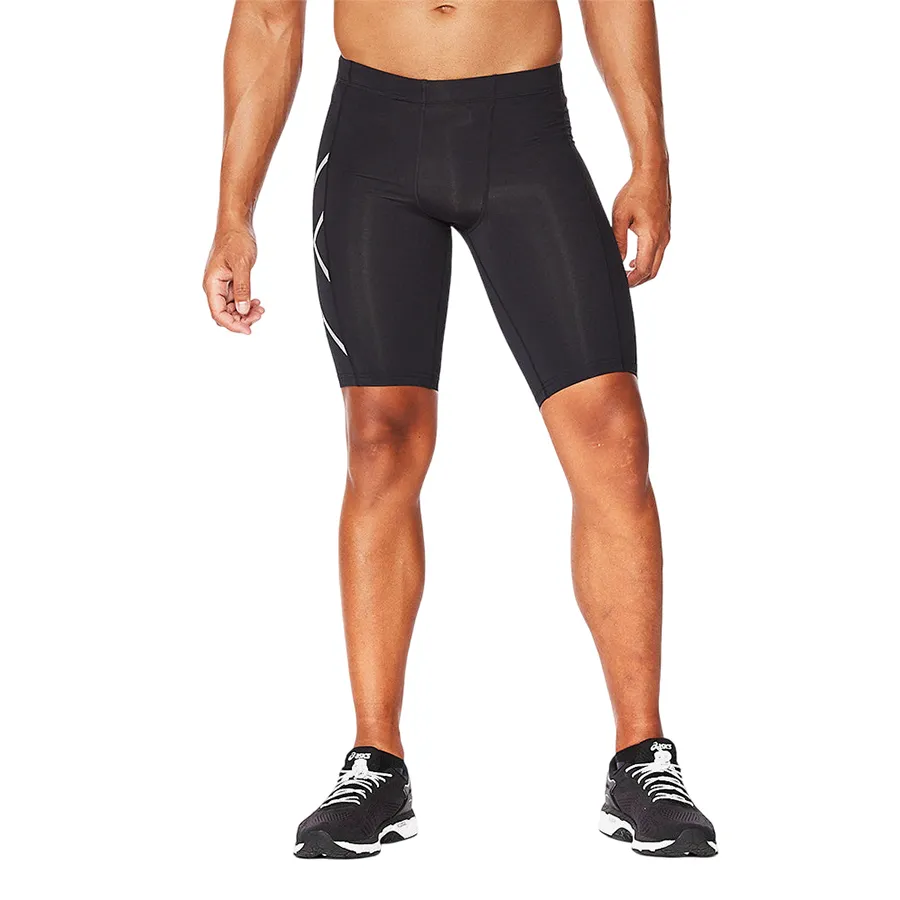 Quần Short Bó Thể Thao Nam 2XU Core Compression MA3851b-BLK/SIL Màu Đen Size M