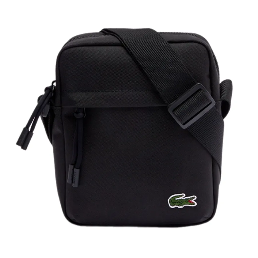 Túi Đeo Chéo Unisex Lacoste Neo Crocodile Camera Bag NU4788NE 000 Màu Đen