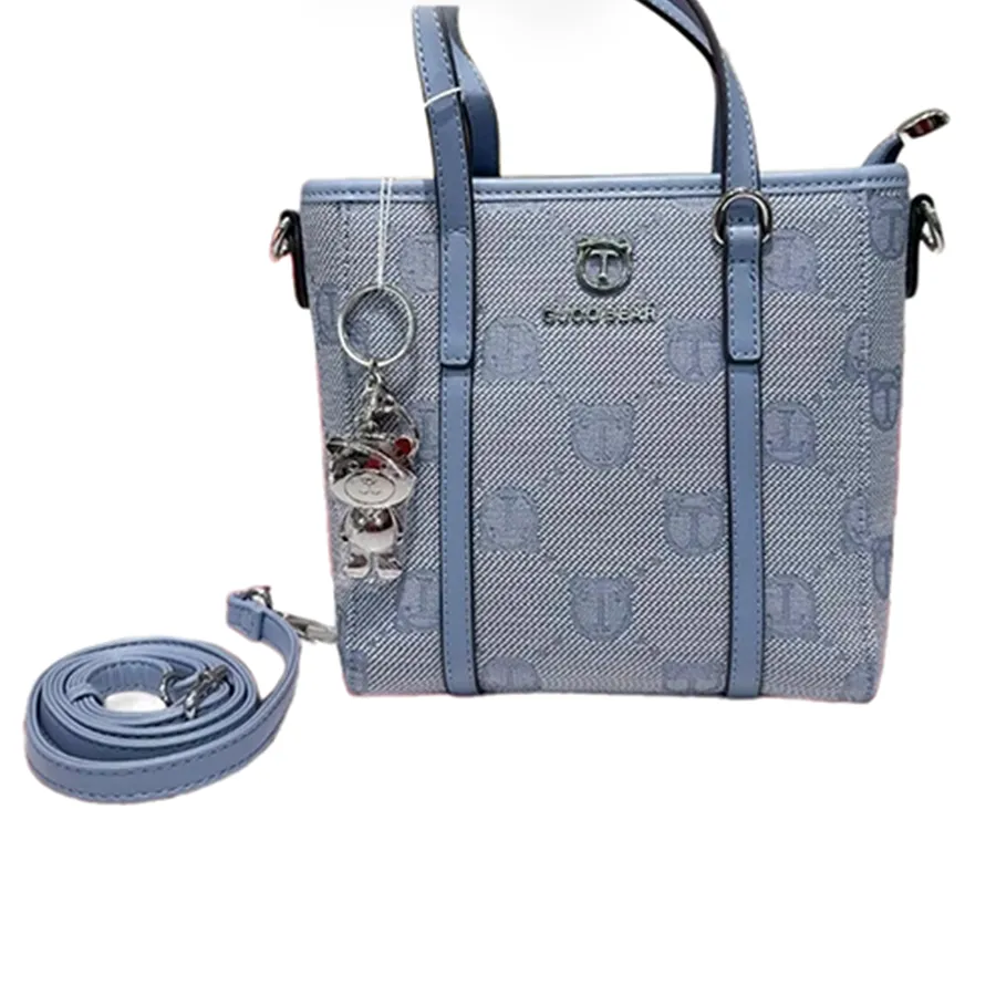 Túi Xách Tay Nữ Guoo Bear GU1209-17910 Màu Xanh Blue