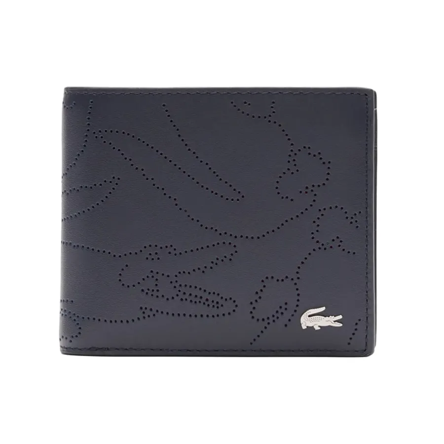 Ví Nam Lacoste Men's Wallet Fg Medium NH5086FW R68 Màu Xanh Đen