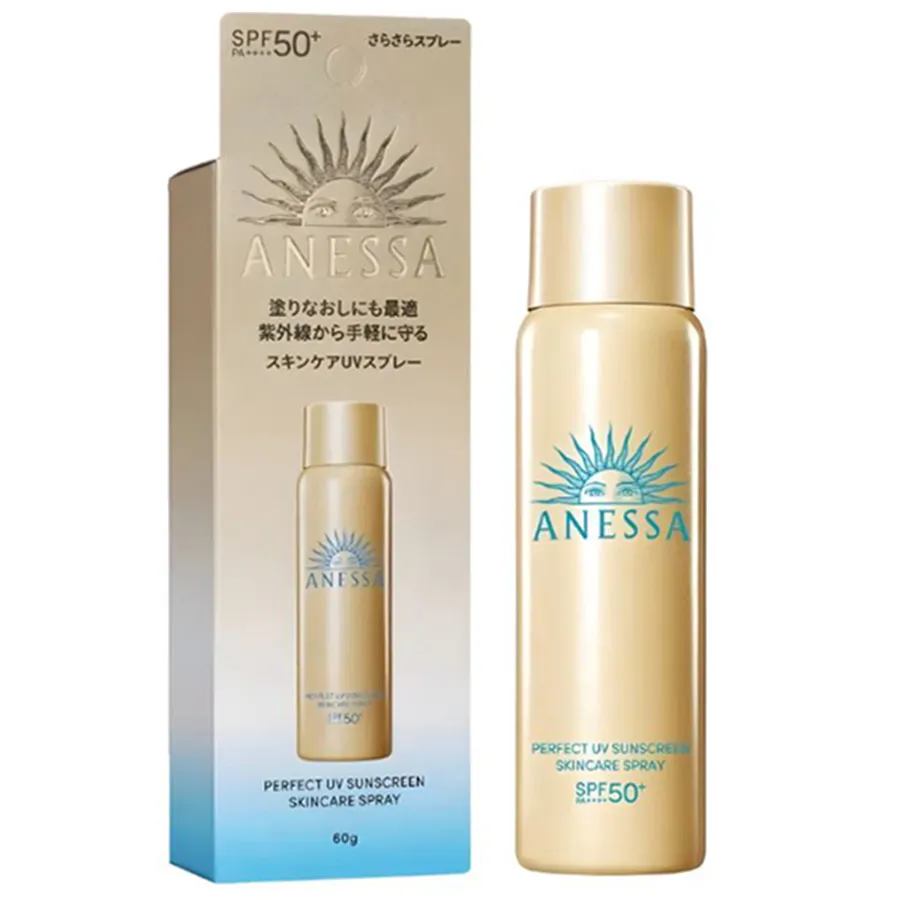 Xịt Ch.ống Nắng Dưỡng Da Đa Năng Anessa Perfect UV Sunscreen Skincare Spray NA SPF50+ PA++++ 60g