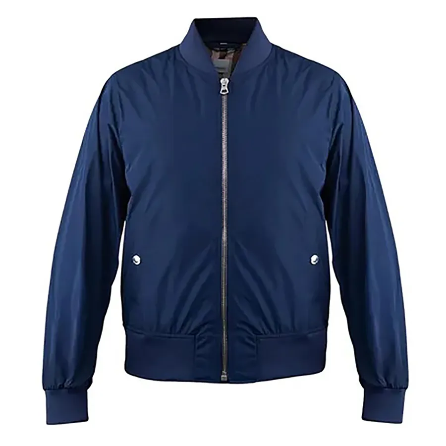 Áo Khoác Nam Burberry Ellon Bomber Jacket INK BLUE 80842381 80931041 Màu Xanh Navy Size 46