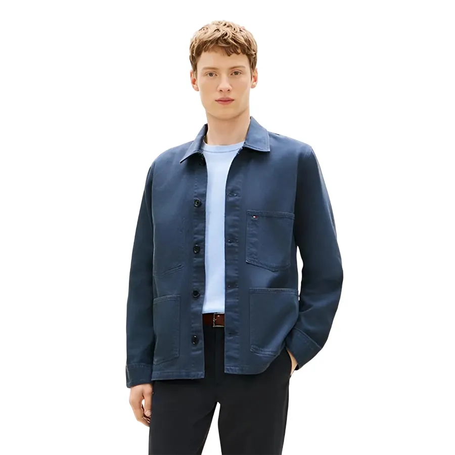 Áo Khoác Nam Tommy Hilfiger Washed Denim Chore Jacket MW40372 - 400 Màu ...