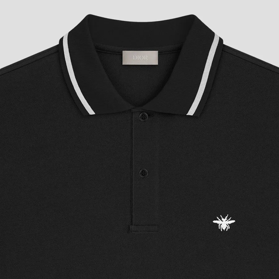 現行 ディオール BEE刺繍 ポロシャツ M ネイビー 733J805B0373 Dior Bee Embroidery Polo Shirt – Justin Reed