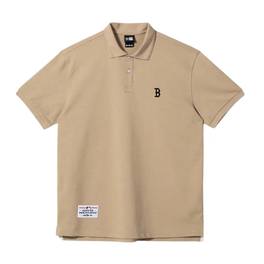 Áo Polo New Era Boston Red Sox Khaki 13718757 Màu Be Size S
