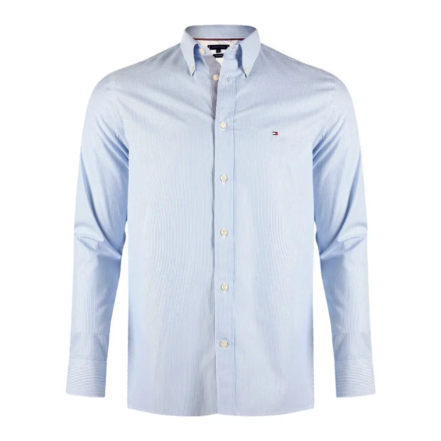 Áo Sơ Mi Nam Tommy Hilfiger MW0MW12674-0A6 Màu Xanh Kẻ Size M