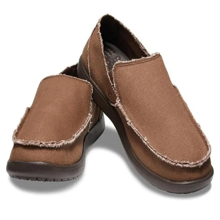 Giày Lười Nam Crocs Loafers Santa Cruz Màu Nâu Size 41-42 | Vua Hàng Hiệu