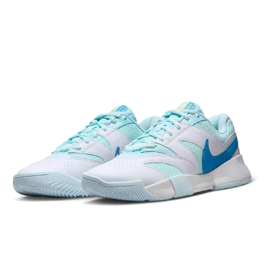 Giày Thể Thao Nữ Nike Court Lite 4 Tennis Shoes FD6575-400 Màu Trắng /Xanh Size 38