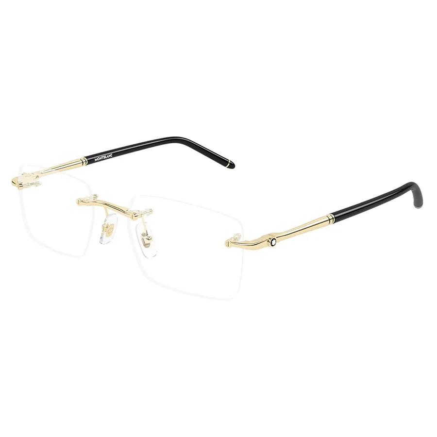 Gọng Kính Nam Montblanc MB0444O 001 Màu Đen - Vàng