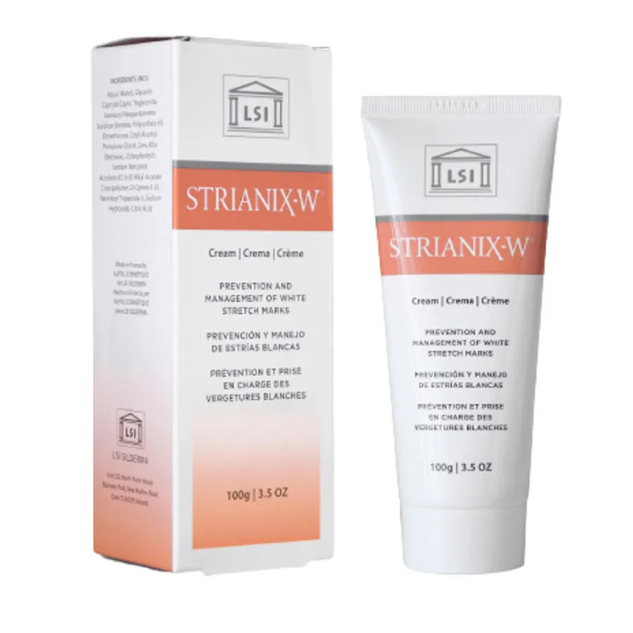 Kem Bôi Hỗ Trợ Giảm Vết Rạn Trắng Strianix W 100g