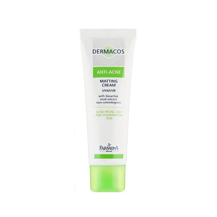 Kem Dưỡng Da Kiềm Dầu, Giảm Mụn Dermacos Anti-Acne Matting Cream 50ml