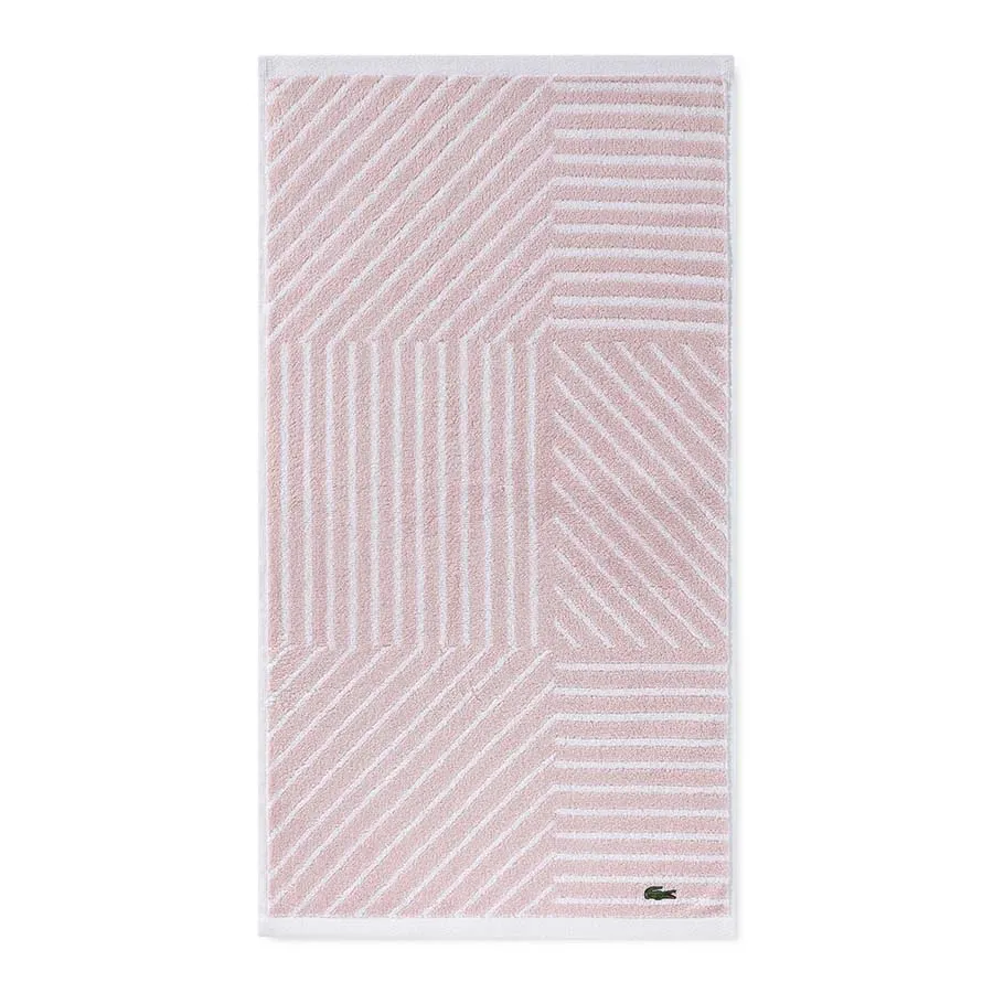 Khăn Tắm Lacoste Guethary Hand Towel 4000000292 Light Pink/Blossom Màu Hồng