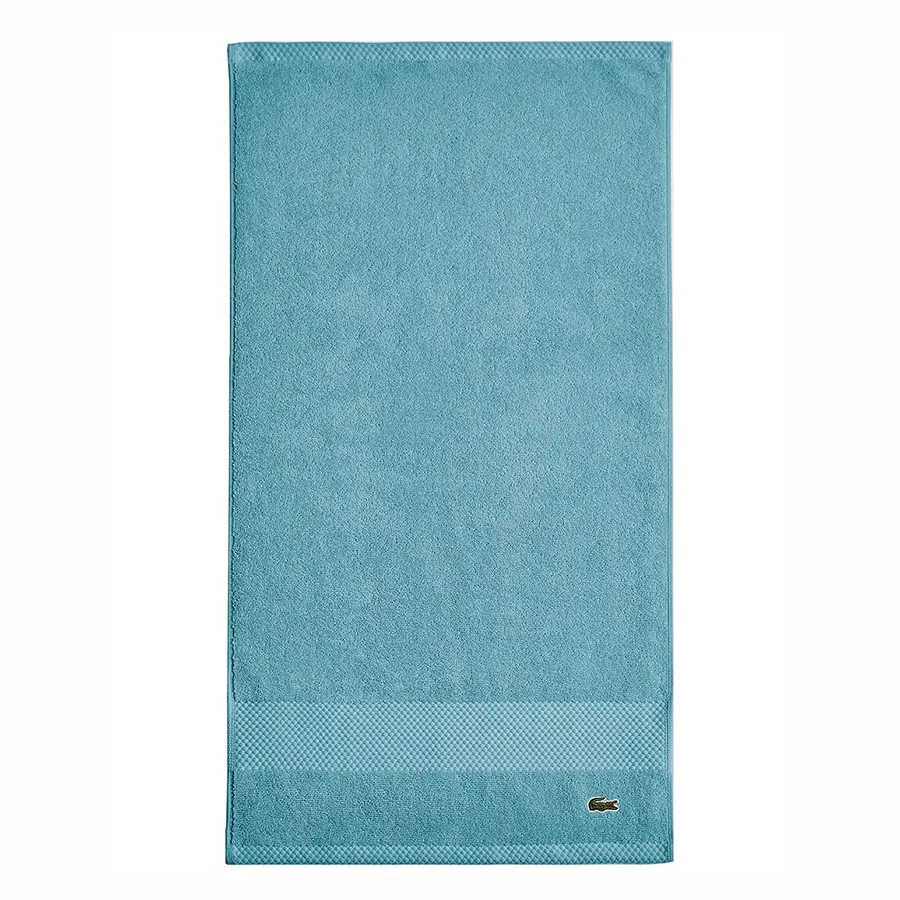 Khăn Tắm Lacoste Heritage Anti-Microbial Supima Cotton Hand Towel 4000000167 Celestial Màu Xanh Ngọc