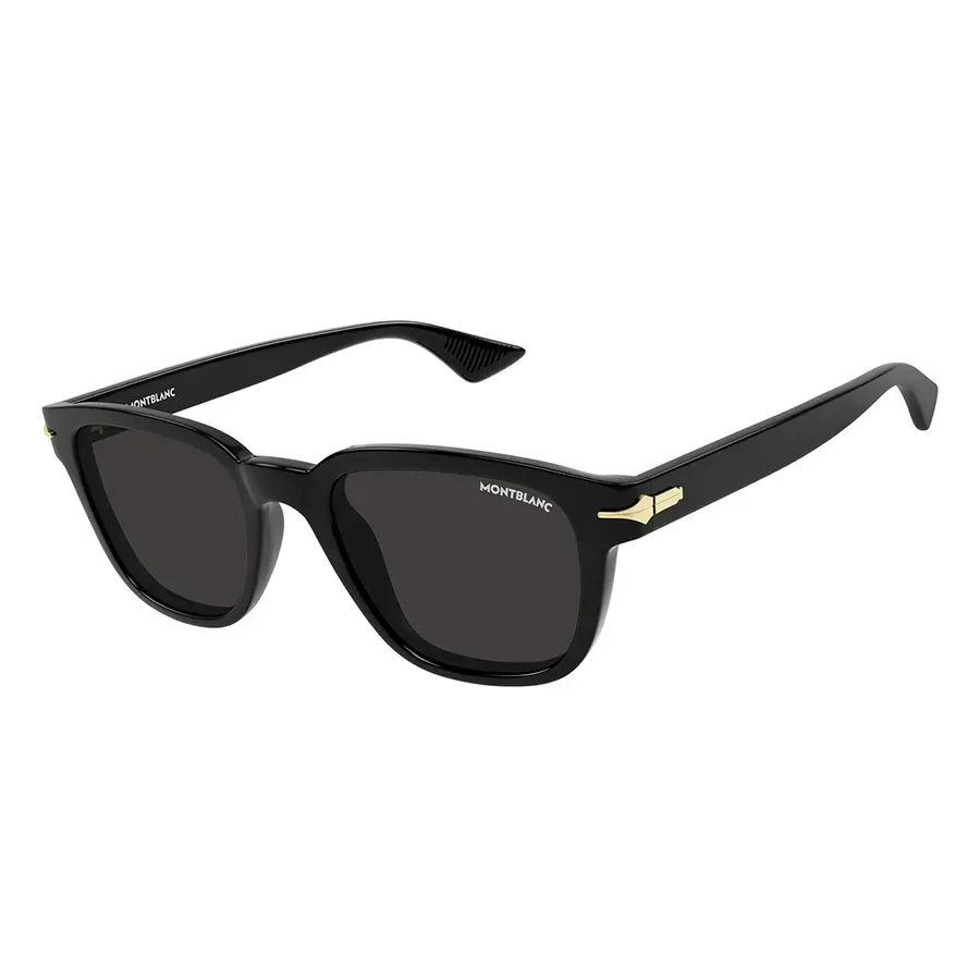 Kính Mát Unisex Montblanc MB0302S 001 Màu Xám Đen