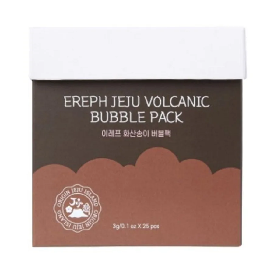 Mặt Nạ Dưỡng Da Ereph Jeju Volcanic Pore Bubble Mask (25 miếng)