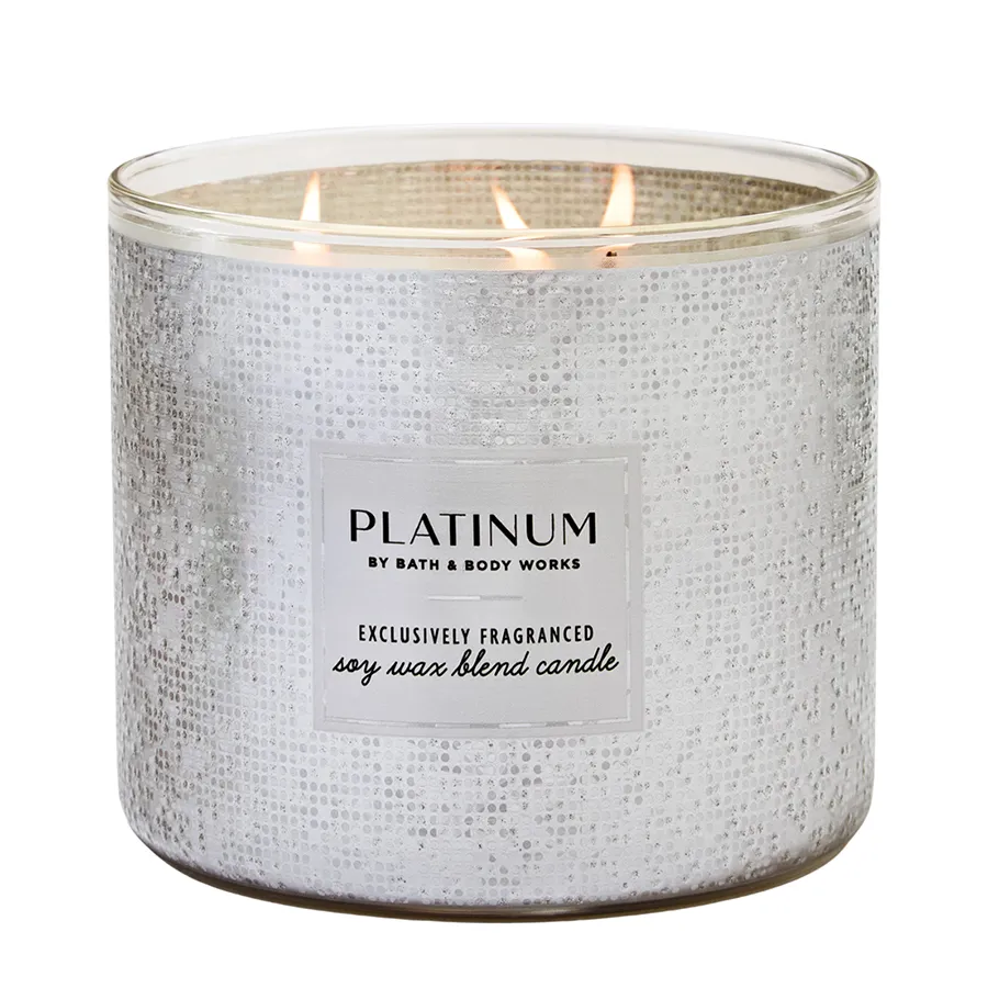 Nến Thơm Bath & Body Works Platinum 3-Wick Candle 411g