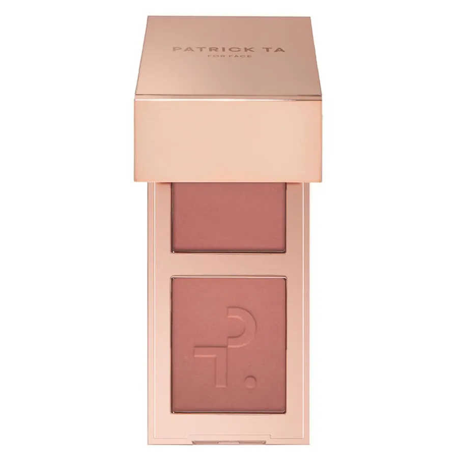 Phấn Má Hồng Patrick Ta Mini Major Headlines Double-Take Crème & Powder Blush Duo Màu She's Seductive